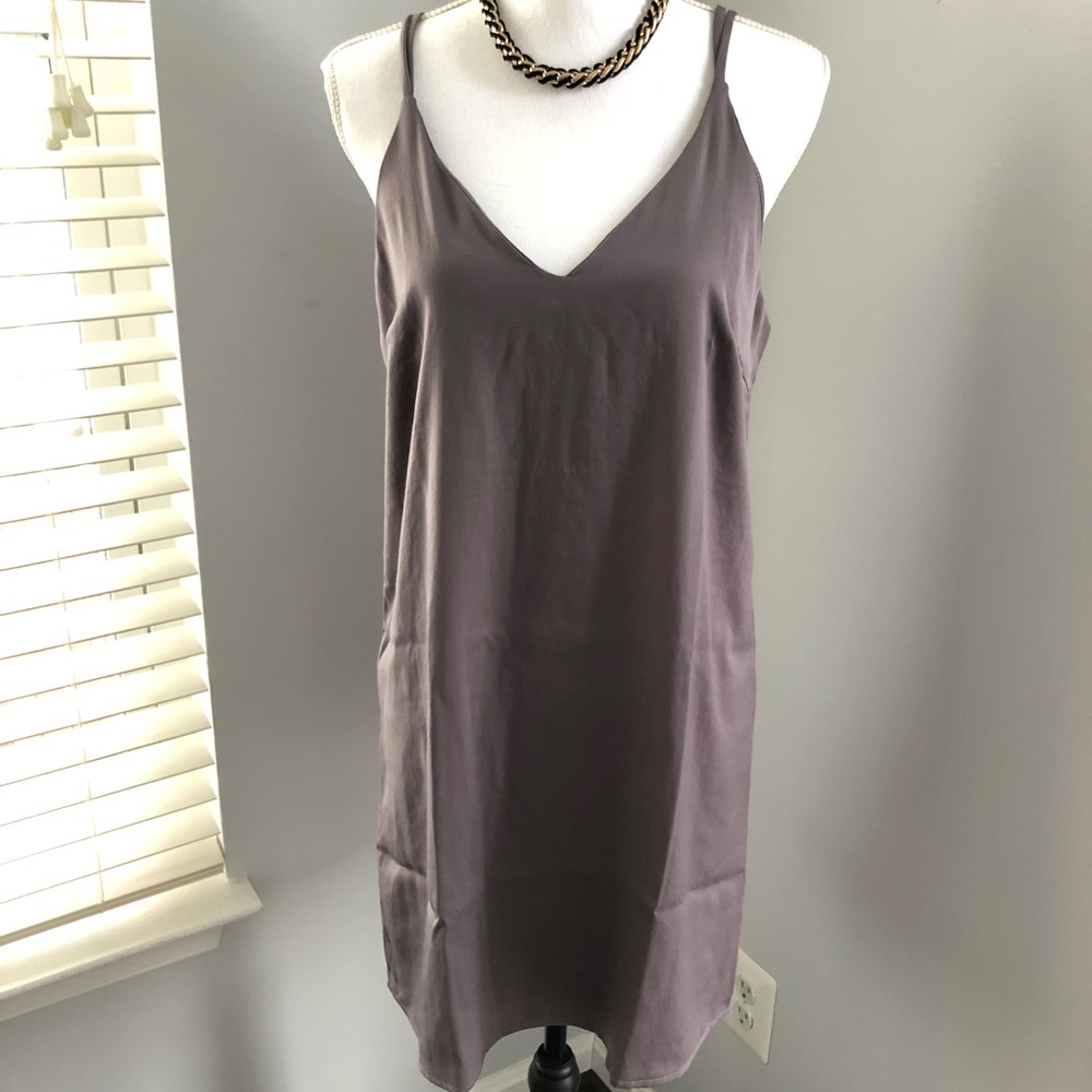 Soprano medium sheath dress satin mauve